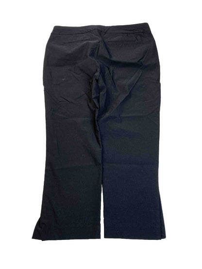 Chico's Women's Black Brigitte Slim Pull On Cropped Pants - 2/ US 12