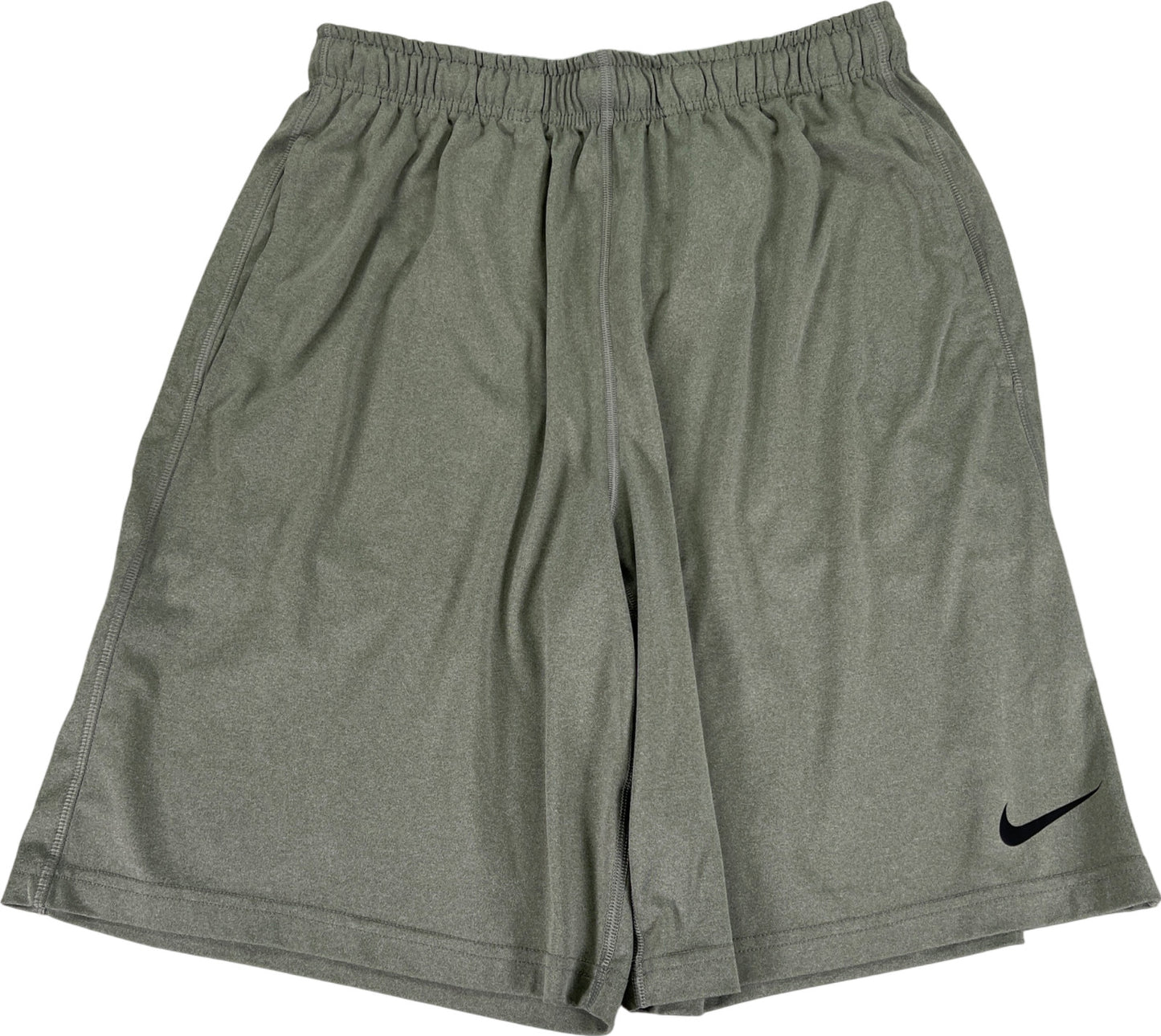 Nike Men’s Gray Dri-Fit Unlined Athletic Shorts - M