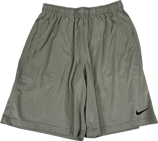 Nike Men’s Gray Dri-Fit Unlined Athletic Shorts - M