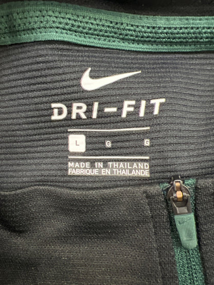 Nike Men’s Black Michigan State Spartans 1/4 Zip Pullover Athletic Jacket - L