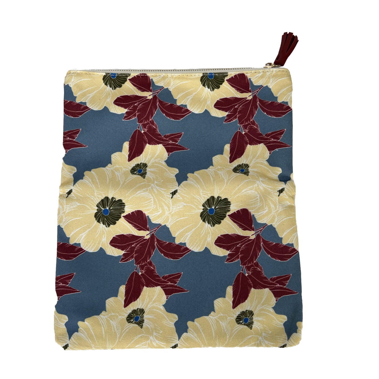 Rachel Pally Women's Ivory/ Multi-Color Floral Foldover Clutch Bag