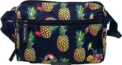Vera Bradley Women’s Blue Toucan Party Pineapple Belt Bag Fanny Pack