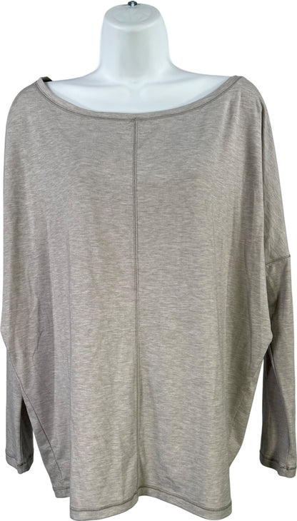 Athleta Women’s Gray Lightweight Crewneck Long Sleeve Shirt - S