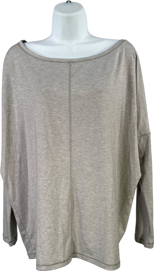 Athleta Women’s Gray Lightweight Crewneck Long Sleeve Shirt - S