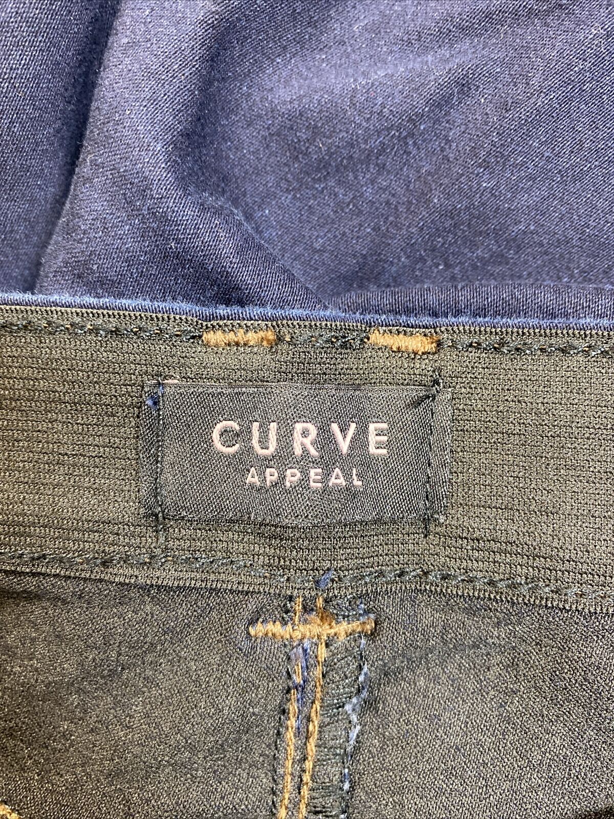 Curve Appeal Women's Dark Wash Stretch Skinny Jeans - 8/29