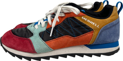 Merell Men’s Red Multicolor Suede Alpine Lace Up Sneakers - 9