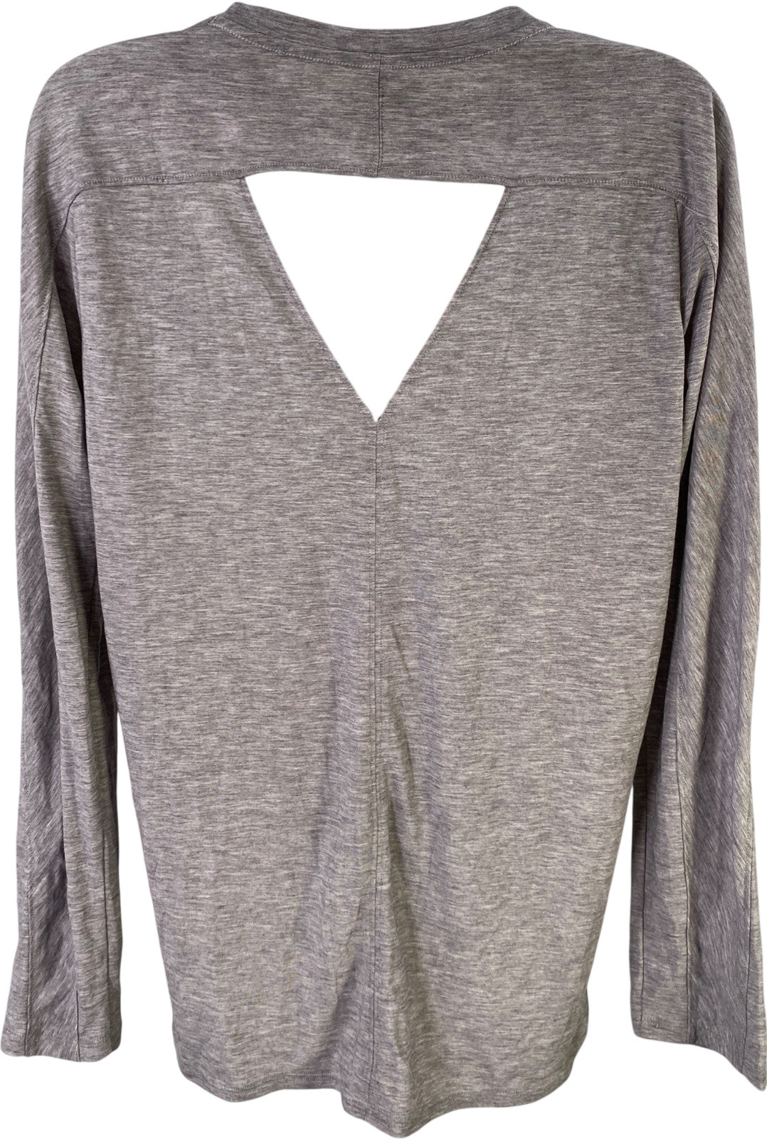 Under Armour Women’s Gray Heathered Open Back Long Sleeve T-Shirt - S
