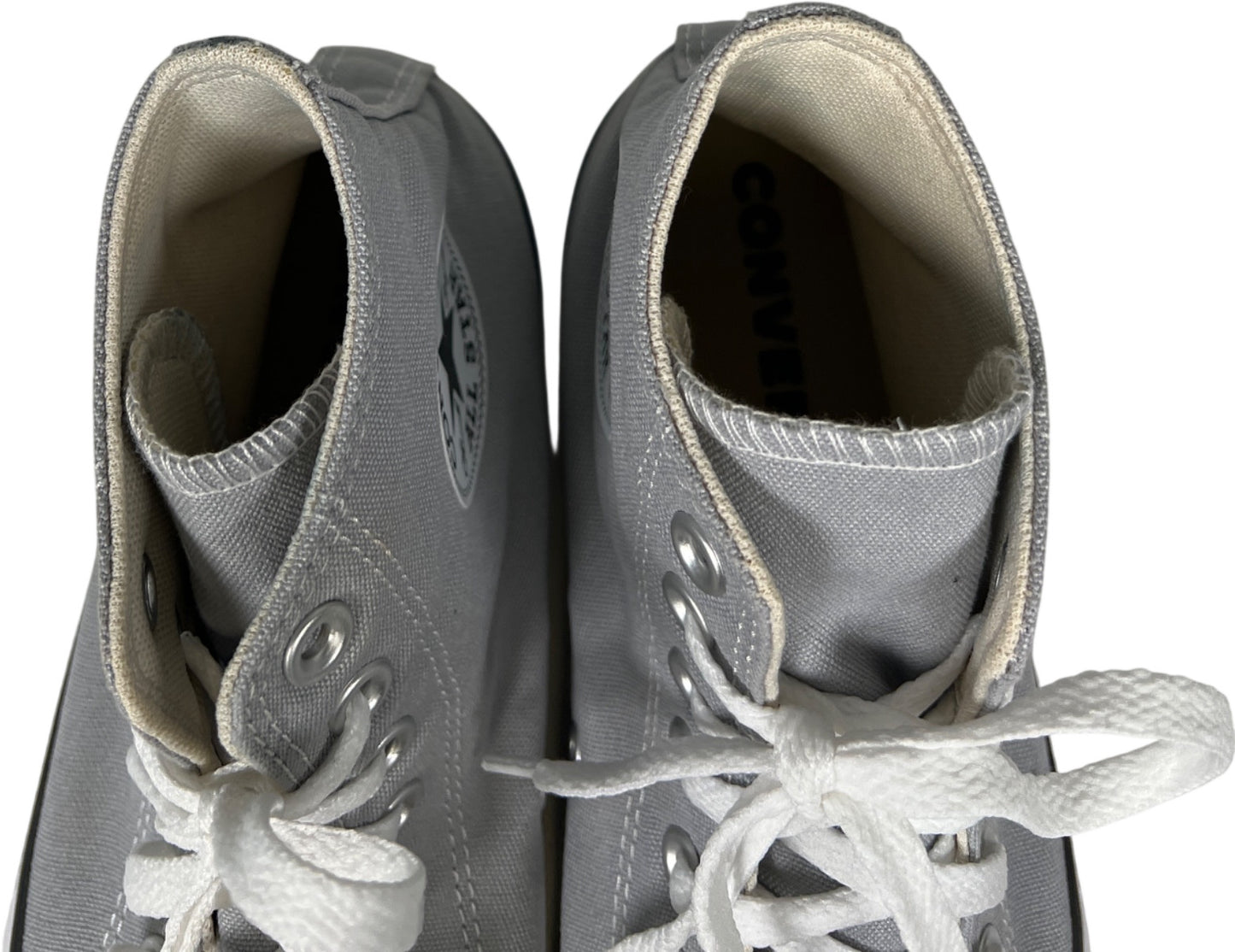 Converse Unisex Gray Chuck Taylor High Top Sneakers - Women’s 9