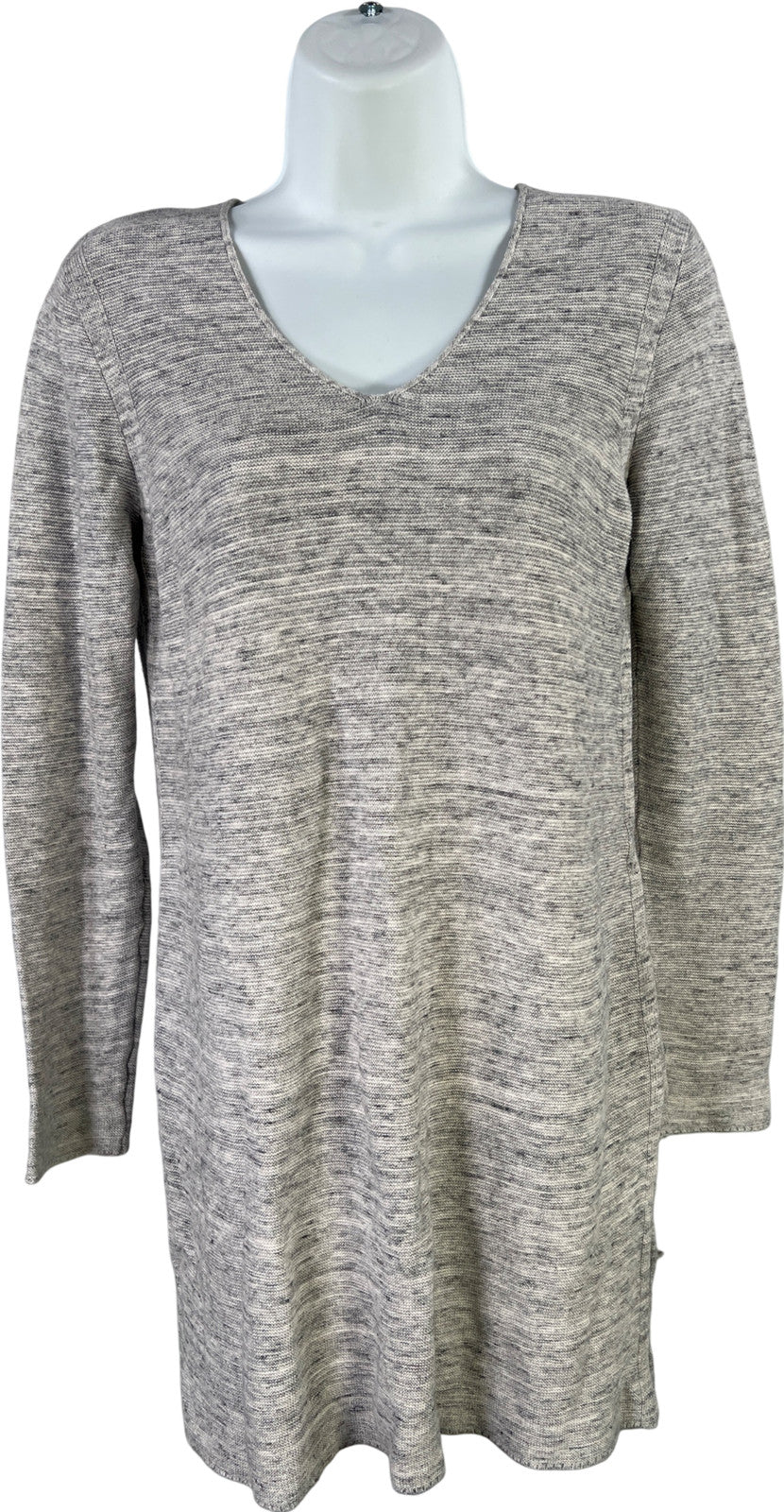 Pure J.Jill Women’s Gray Long Sleeve Knit Tunic Sweater - XS