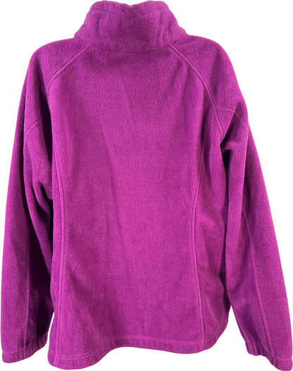 Columbia Women’s Purple Benton Springs Fleece Full Zip Jacket - Plus 2X