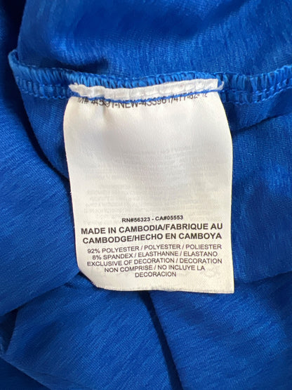 Nike Men’s Blue Dri-Fit Short Sleeve Athletic Shirt - M