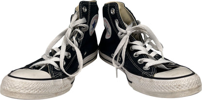 Converse Chuck Taylor Unisex Black Canvas High Top Sneakers - Women’s 8.5