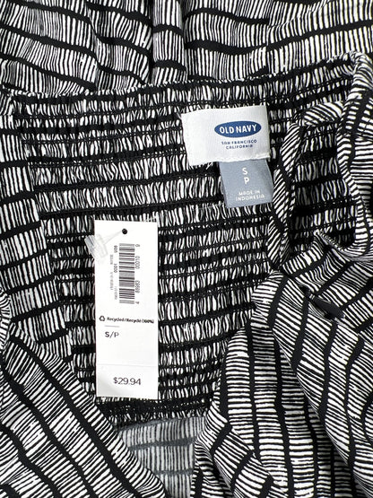 NEW Old Navy Women’s Black/White Sleeveless Sundress - S Petite