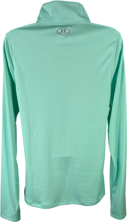 Under Armour Women’s Blue Loose Fit HeatGear 1/4 Zip Pullover Athletic Shirt - M