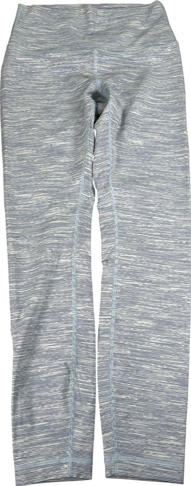 Lululemon Women’s White/Blue. Wunder Under High Rise 25in Leggings - 6/S