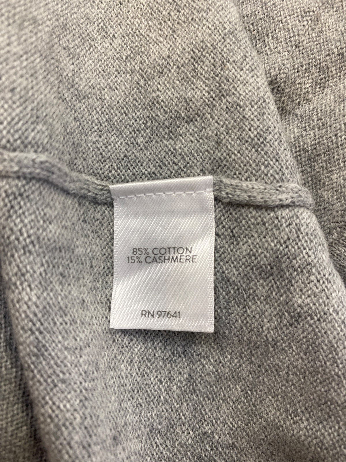 J.Jill Women’s Gray Heather Long Sleeve Open Front Cardigan Sweater - M