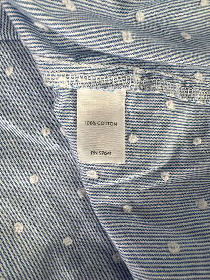 J.Jill Women’s Blue Long Sleeve Button Up Blouse - S