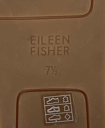 Eileen Fisher Women's Brown Leather Espadrille Flats - 7.5