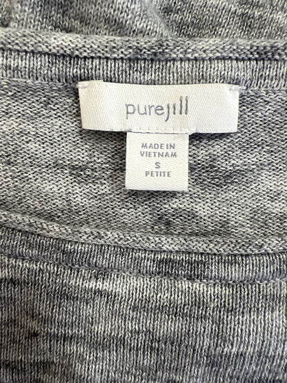 Pure J.Jill Women’s Gray Long Sleeve Thin Knit Sweater - S Petite