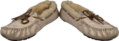 UGG Dakota Women’s Light Beige Shearling Lined Dakota Slippers - 6