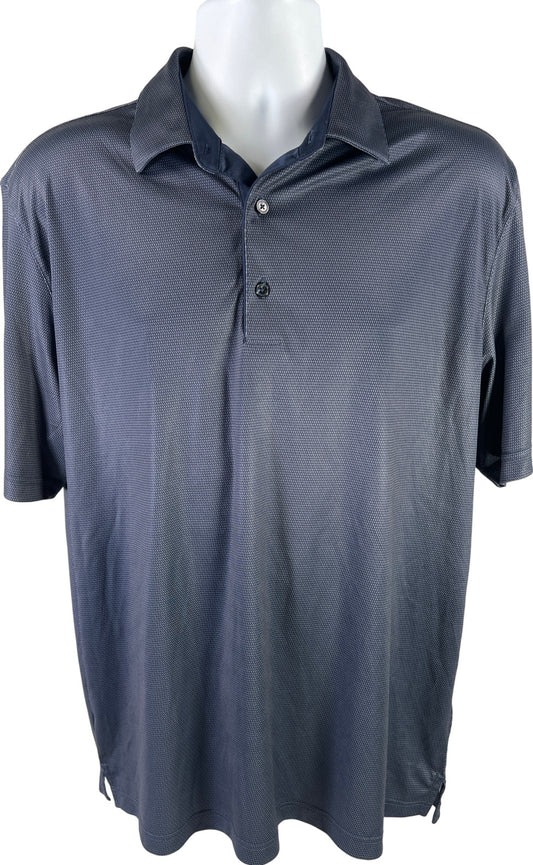 Greg Norman Men’s Dark Blue Short Sleeve Golf Polo Shirt - L