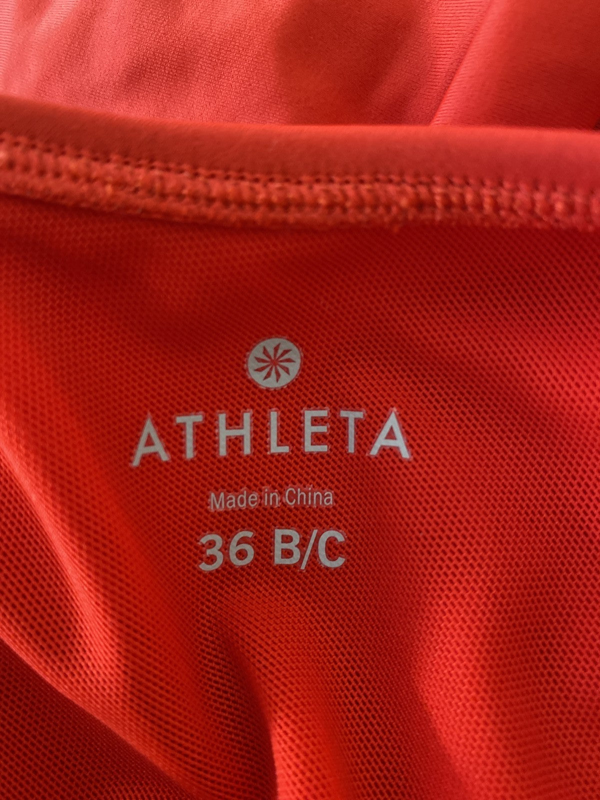 Athleta Women’s Red Tara Halter Underwire Swim Dress - 36 B/C