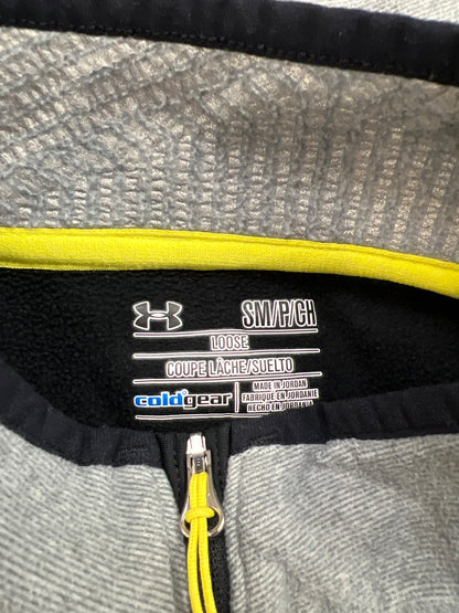Under Armour Men’s Gray ColdGear Infrared Fleece 1/4 Zip Pullover Sweatshirt - S