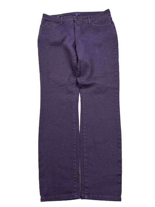 NYDJ Women's Purple Alina Legging Jegging Jeans - 12