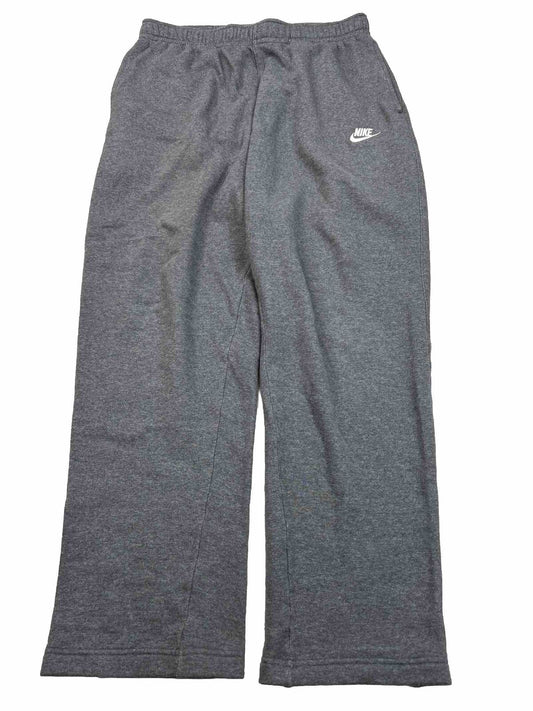 Nike Men's Gray Sportswear Club Fleece Loose Sweatpants - L