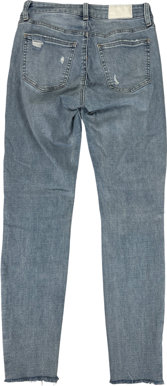 Pistola Women’s Light Wash Distressed Straight Skinny Jeans - 26
