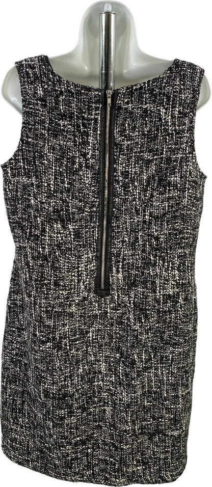 Dana Buchman Women’s Black/White Twill Sleeveless Sheath Dress - 12