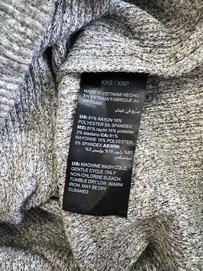 White House Black Market Women’s Gray Long Sleeve Tunic Sweater - XXS