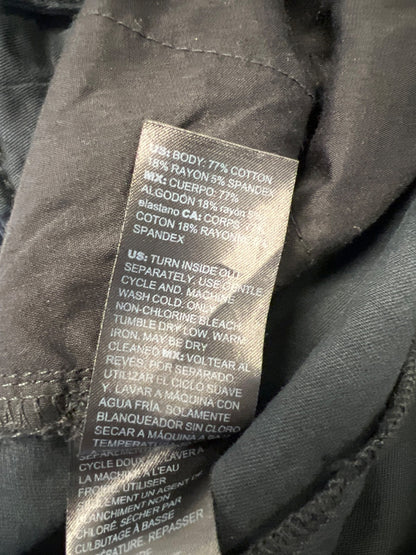 White House Black Market Women’s Black Extra High Rise Slim Ankle Pants - 10