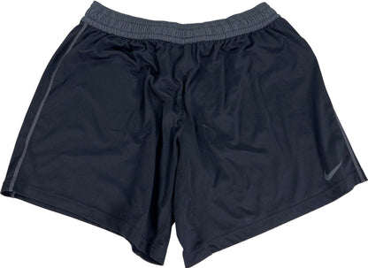 Nike Women’s Black Dri-Fit Unlined Drawstring Athletic Shorts - M