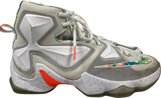 Nike LeBron James Men’s White Easter Lace Up Basketball Shoes - 8