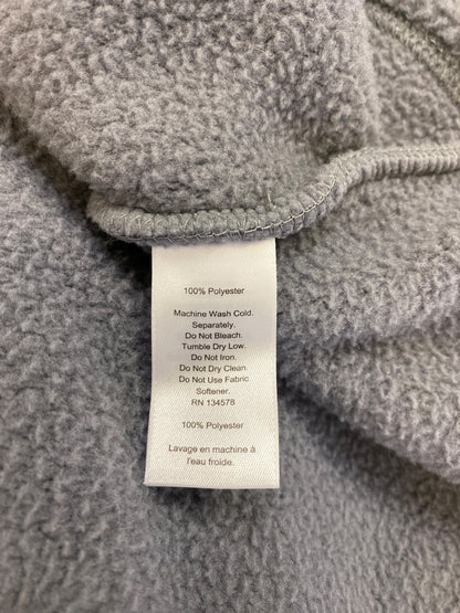 Vineyard Vines Men’s Gray/Black Colorblock 1/4 Zip Pullover Sherpa Jacket - 2XL