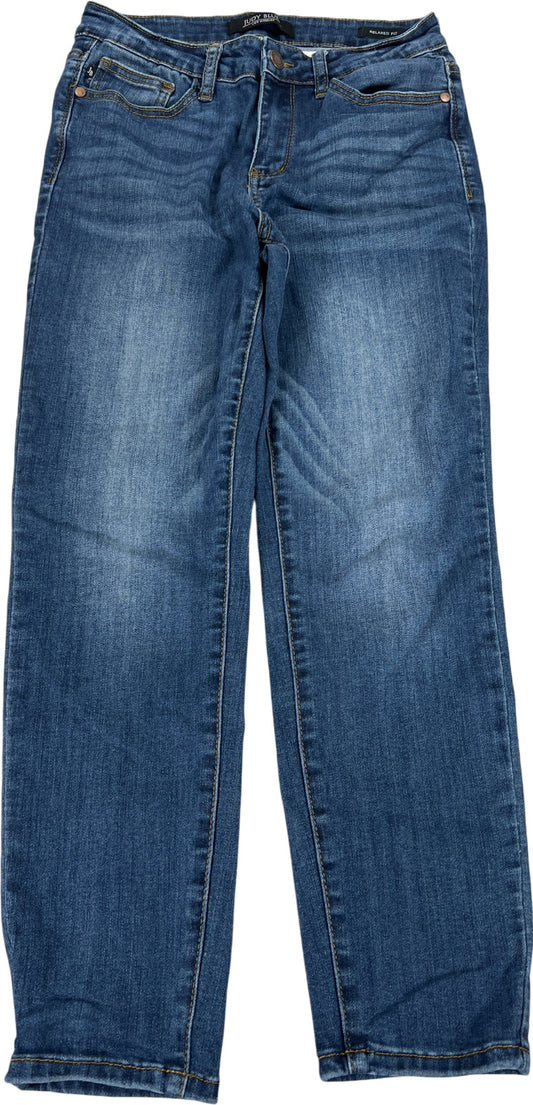 Judy Blue Women’s Medium Wash Relaxed Fit Denim Jeans - 28