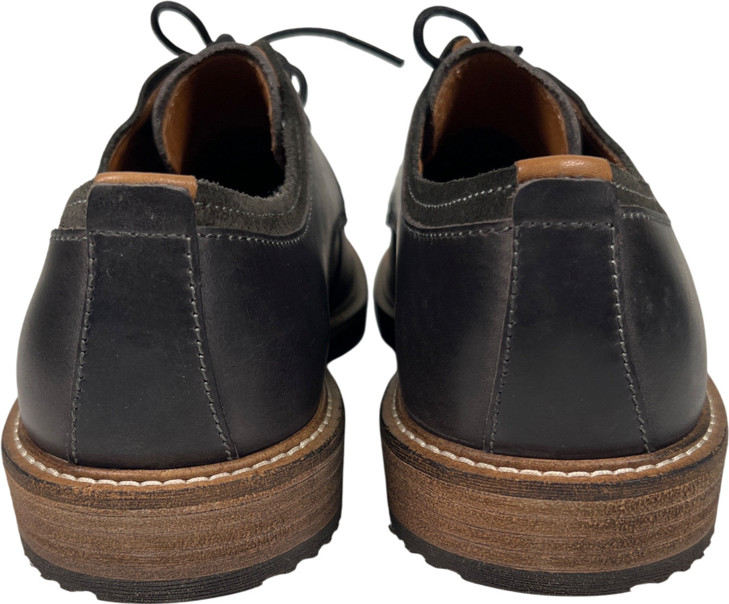 Ecco Men’s Black Leather Lace Up Oxford Dress Shoes - 42/US 8