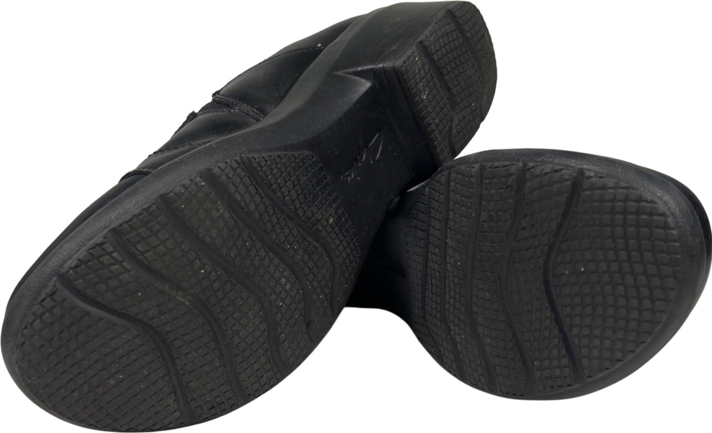 Clarks Collection Women’s Black Leather Slip On Walking Shoes - 8.5