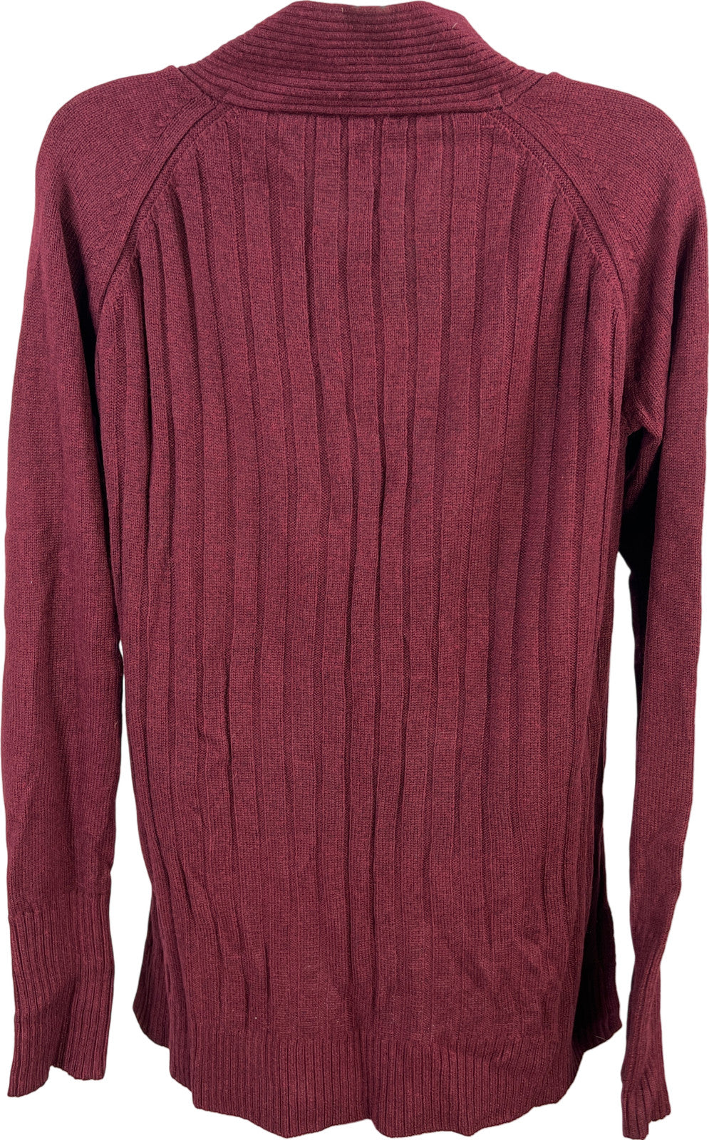 White House Black Market Women’s Burgundy Red Long Sleeve Sweater - S