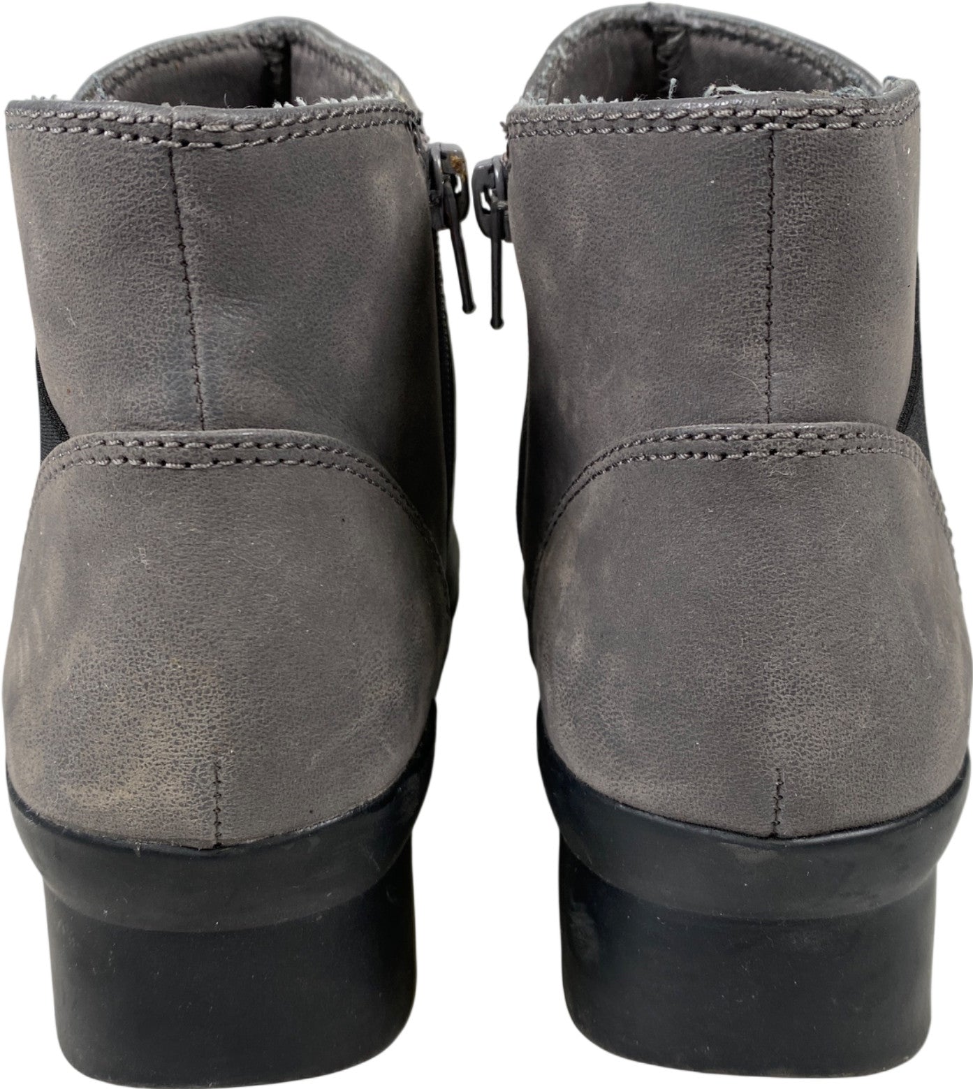Clarks Cloudsteppers Women’s Gray Caddell Tropic Wedge Ankle Booties - 7.5
