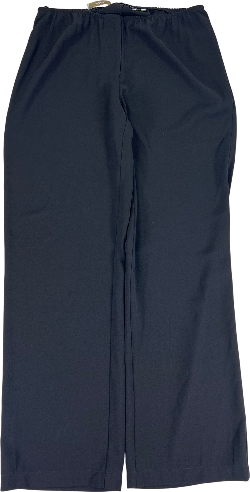 Nurture Women’s Black Athena Pull On Wide Leg Trouser Dress Pants - 12