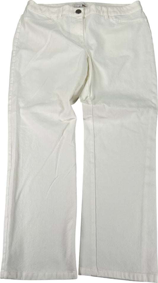 Chico’s Women’s White Stretch Denim Jeggings - 2/US 12