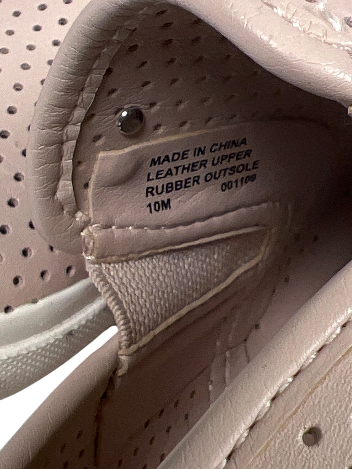 Michael Kors Women’s Pink Perforated Slip On Loafers - 10