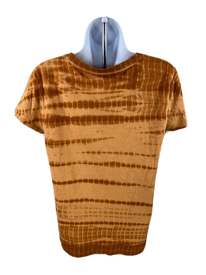 Athleta Camiseta diaria con cuello redondo y efecto tie-dye en marrón/tostado para mujer - M