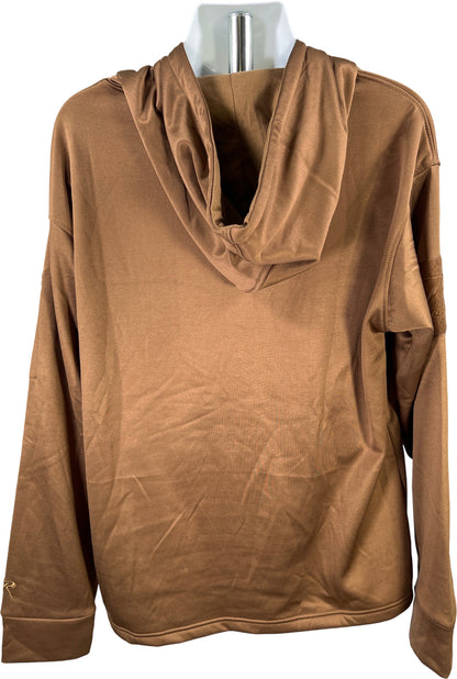 Rothco Men’s Brown Long Sleeve Tactical Concealed Carry Hooded Sweatshirt - XL