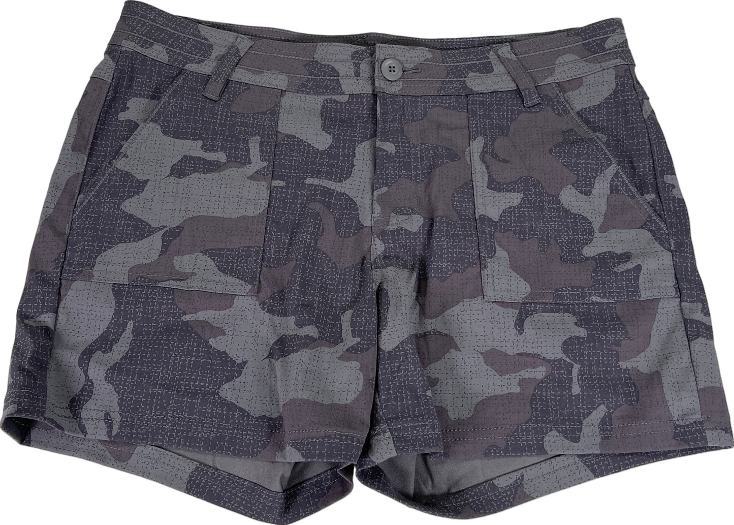 PaAna Women’s Gray Camoflauge Oliva Hiking Shorts - 12
