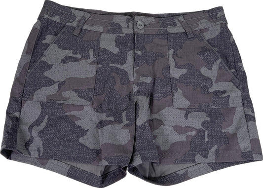PaAna Women’s Gray Camoflauge Oliva Hiking Shorts - 12