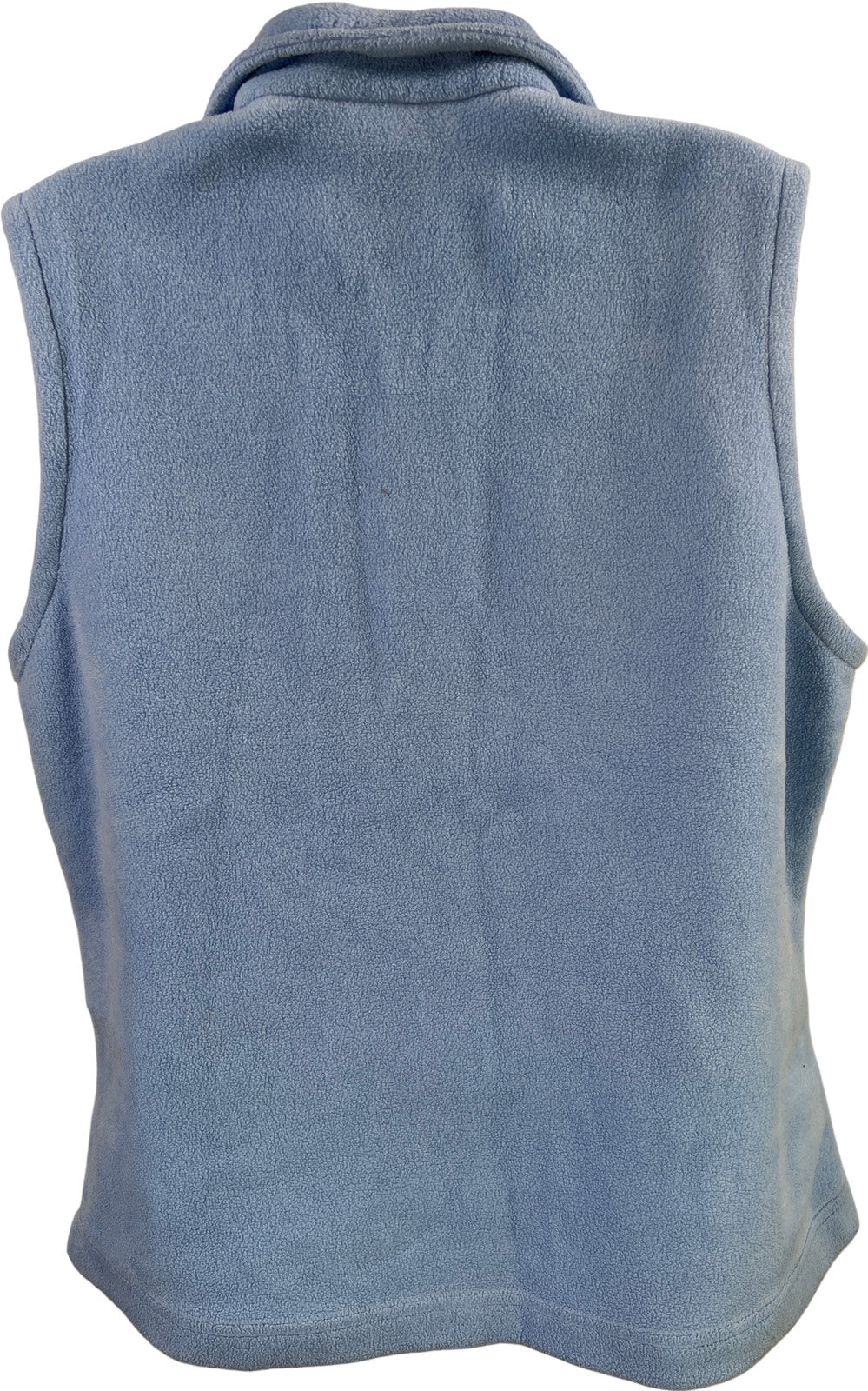 Columbia Women’s Blue Sleeveless Fleece Full Zip Vest - L