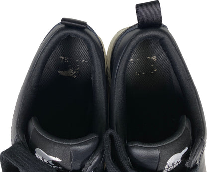 Sorel Women’s Black Leather Ona Ave Waterproof Platform Low Sneakers - 9